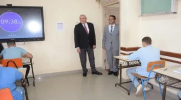 محافظ الغربية يزور لجان امتحانات الثانوية العامة في طنطا