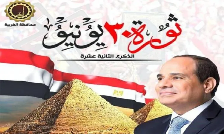 محافظ الغربية يهنئ الرئيس السيسي بذكرى 30 يونيو ويثني على “الجمهورية الحديثة”