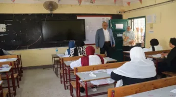 محافظ القليوبية يزور مراكز امتحانات الثانوية العامة – صور
