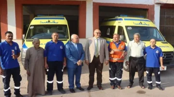محافظ القليوبية يهنئ الطواقم الطبية والمرضى ويقدم لهم الهدايا