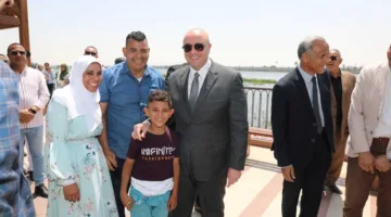 محافظ بني سويف يزور الممشى السياحي وكورنيش النيل لتقييم جودة الخدمات المقدمة للمواطنين