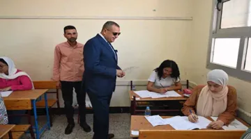 محافظ جنوب سيناء يزور لجان امتحانات الثانوية العامة في شرم الشيخ