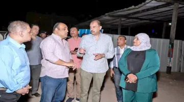 محافظ سوهاج يزور مشاريع تحسين وتجميل المدينة (صور)