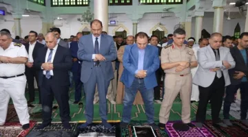 محافظ سوهاج يشارك في صلاة عيد الأضحى بمسجد “الشرطة” بمدينة ناصر