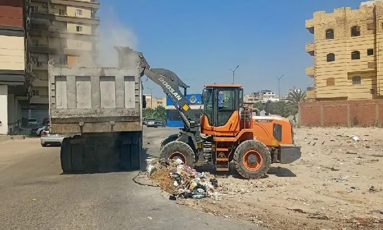 محافظة الإسماعيلية تزيل ٧١٩١ طنًا من النفايات في الأسبوع الماضي محافظة الإسماعيلية تزيل ٧١٩١ طنًا من النفايات في الأسبوع الماضي