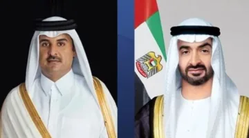 رئيس الإمارات يتواصل مع أمير قطر ويثني على مساعيه لتهيئة ظروف الهدنة بين إيران وإسرائيل.