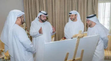 محمد بن حمد يستعرض المشاريع التطويرية لبلدية دبا الفجيرة