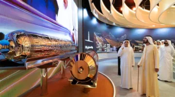 محمد بن راشد: محطة الخط الأزرق الأولى لمترو دبي رمز معماري وإسهام هام في البنية التحتية