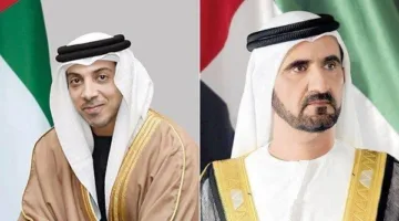 محمد بن راشد ومنصور بن زايد يبعثان بالتهاني إلى رئيس وزراء رومانيا