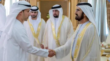 محمد بن راشد يرحب بالمعزين بمناسبة عيد الأضحى المبارك