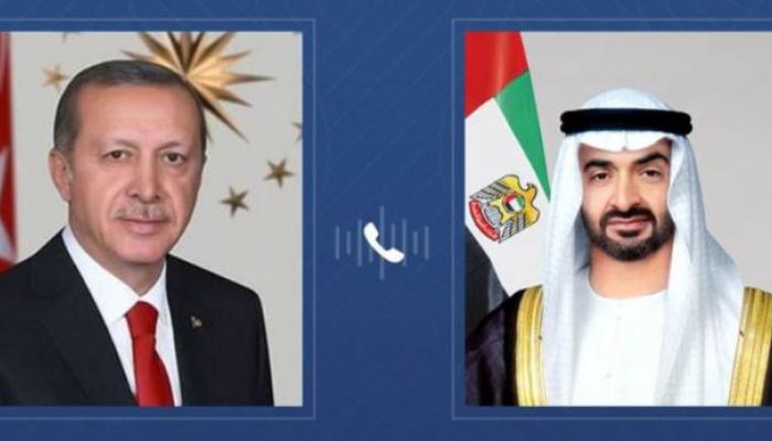 محمد بن زايد وأردوغان: محادثات هاتفية بشأن مستجدات الأوضاع في المنطقة