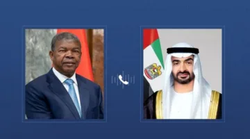 محمد بن زايد ورئيس أنغولا يناقشان سبل التعاون في المجالات التنموية والاقتصادية