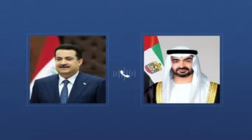 محمد بن زايد ورئيس وزراء العراق يشددان على ضرورة خفض التوتر في المنطقة