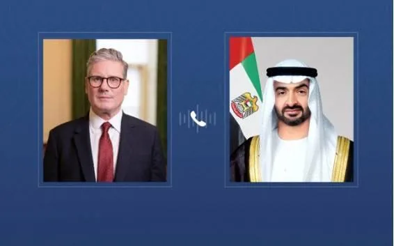 محمد بن زايد وستارمر يشددان على ضرورة تخفيف التوتر وتشجيع الحوار لمعالجة التحديات في المنطقة.