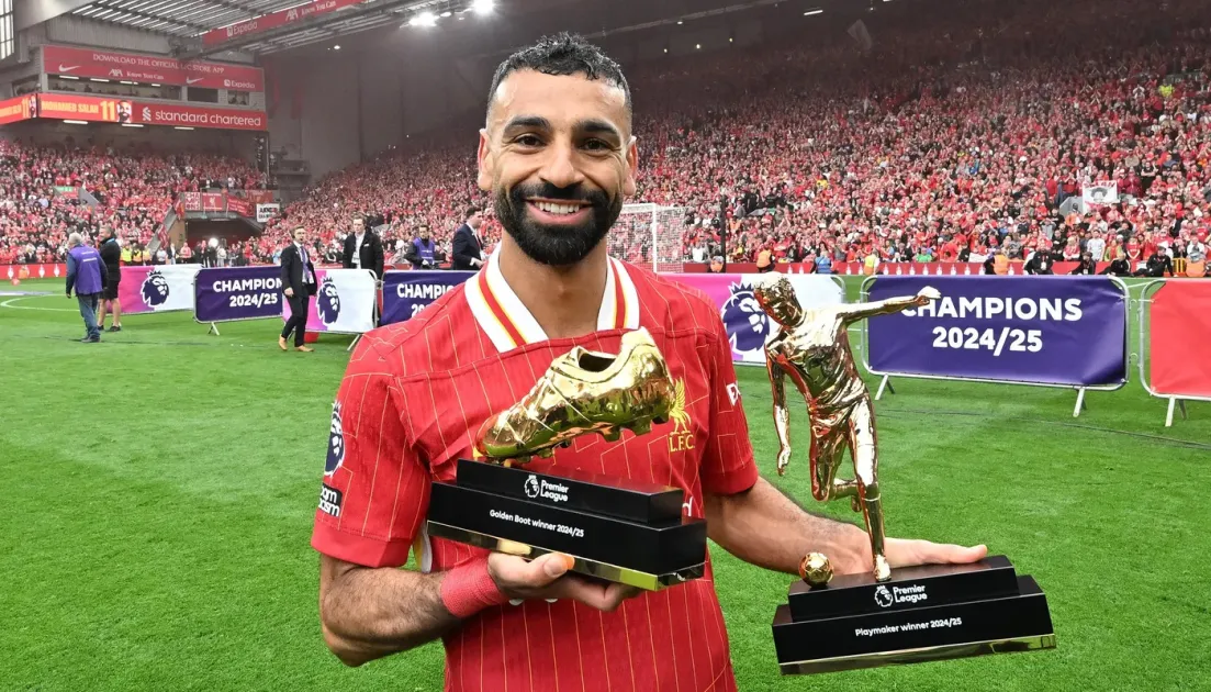 محمد صلاح: طموحي الفوز بالكرة الذهبية لإدخال الفرح على قلوب المصريين (فيديو) محمد صلاح: طموحي الفوز بالكرة الذهبية لإدخال الفرح على قلوب المصريين (فيديو)