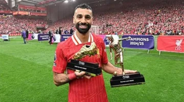 محمد صلاح يتوج بجائزة أفضل لاعب في ليفربول لموسم 2025