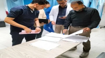مدير المستشفيات يراقب سير العمل في مستشفى الغردقة العام تحضيراً للاحتفال بالعيد