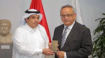 مدير مكتبة الإسكندرية يستضيف وفداً من جمعية المكتبات والمعلومات الإماراتية