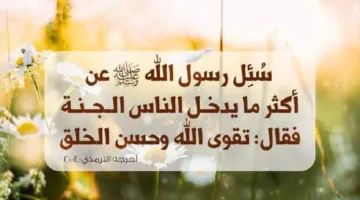 مزايا الأخلاق: مفتاح إلى الجنة