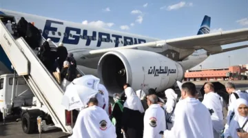 مصر للطيران تشغل 21 رحلة غدًا لإعادة حجاج بيت الله الحرام