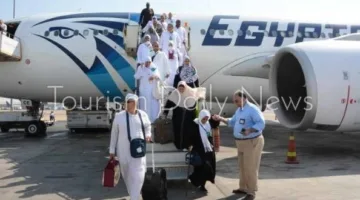“مصر للطيران” تنظم 19 رحلة جوية لإعادة حجاج بيت الله الحرام اليوم.