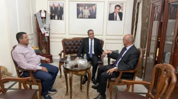 مصطفى بكري يلتقي بمستشار رئيس اليمن لمناقشة مستجدات المنطقة والأزمة في اليمن