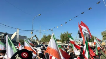 مظاهرات في بغداد احتجاجاً على الاعتداءات الإسرائيلية على إيران