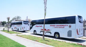 معروض محليًا: دفعة جديدة من حافلات “نصر سكاي” لجامعة سوهاج