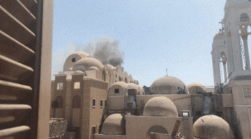معلومات حول حريق كنيسة العذراء مريم في إسنا