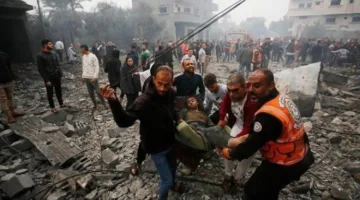 مقتل 6 فلسطينيين وجرح آخرين جراء قصف إسرائيلي في غزة