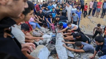 مقتل ثلاثة فلسطينيين جراء غارات الاحتلال على مدينة غزة