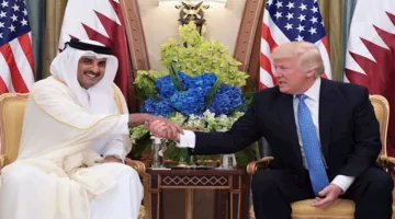 مكالمة هاتفية بين أمير قطر وترامب لمناقشة التصعيد بين إسرائيل وإيران