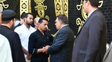 محافظ الدقهلية يعزي عائلة السائق الشهيد خالد شوقي