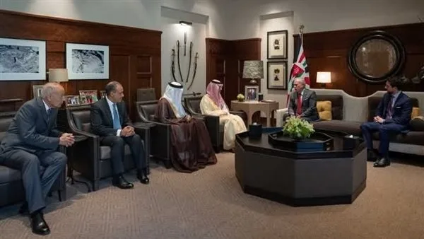 ملك الأردن يناقش مع وفد اللجنة الوزارية العربية الإسلامية: التصعيد الإسرائيلي يشكل تهديدًا خطيرًا للفلسطينيين في الضفة الغربية. ملك الأردن يناقش مع وفد اللجنة الوزارية العربية الإسلامية: التصعيد الإسرائيلي يشكل تهديدًا خطيرًا للفلسطينيين في الضفة الغربية.
