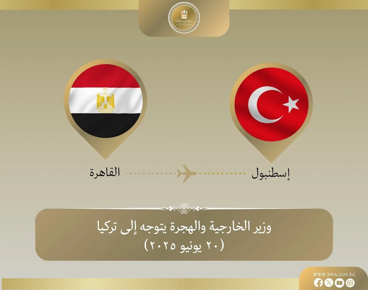 من تركيا.. مصر تعمل على تشكيل رؤية عربية مشتركة حيال الأزمات الإقليمية من تركيا.. مصر تعمل على تشكيل رؤية عربية مشتركة حيال الأزمات الإقليمية