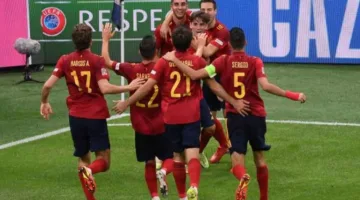جماهير إسبانيا تتفوق على شتوتغارت قبل المباراة ضد فرنسا