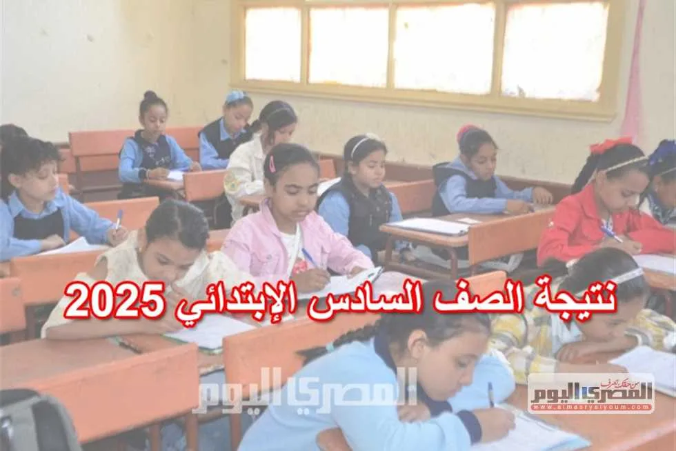 موعد إعلان نتائج الصف السادس الابتدائي 2025 في القليوبية برقم الجلوس موعد إعلان نتائج الصف السادس الابتدائي 2025 في القليوبية برقم الجلوس