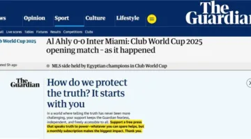 موقف محرج لميسي: كيف تناولت الصحافة العالمية تعادل الأهلي وإنتر ميامي في كأس العالم للأندية؟
