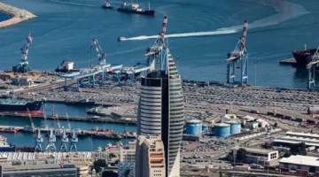 «ميرسك» تعيد بدء استقبال شحنات البضائع المستوردة في ميناء حيفا