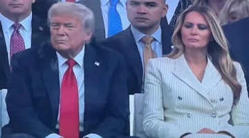 ميلانيا تواجه لحظة محرجة خلال احتفالية عيد ميلاد ترامب
