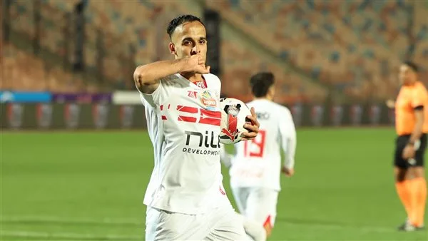 ناصر منسي يسجل هدف التعادل للزمالك في مواجهة بيراميدز