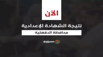 نتائج الشهادة الإعدادية في محافظة الدقهلية: بالاسم ورقم الجلوس