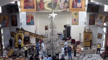 نجوم سوريا: ‘رحمة لأرواح شهداء كنيسة مار إلياس’
