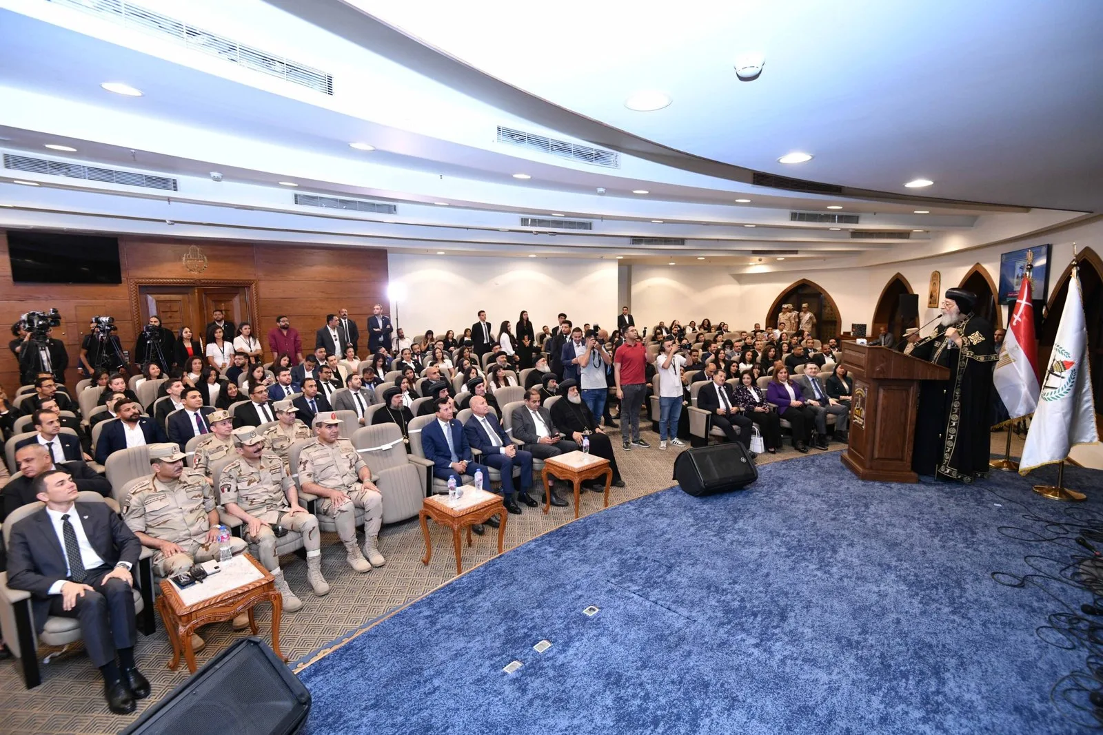 ندوة توعوية لقوات الدفاع الشعبي في الكاتدرائية بمشاركة قداسة البابا