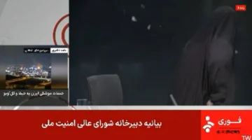 نشوب حريق في مبنى التلفزيون الإيراني بعد استهدافه بهجوم إسرائيلي