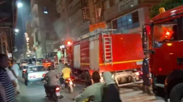 نقدم لكم صور لحريق في مركز التخصصي للولادة والحقن المجهري في المنيا.