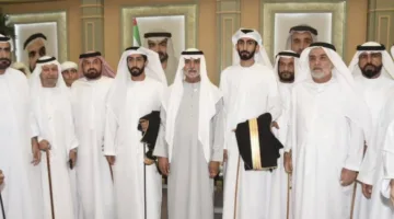نهيان بن مبارك يشارك في احتفالات عائلة الشامسي في العين