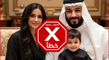 هذه الصورة تظهر زوجة ولي العهد السعودي، المعروفة بجمالها العربي الأصيل، وقد تم إنشاؤها باستخدام الذكاء الاصطناعي. FactCheck#