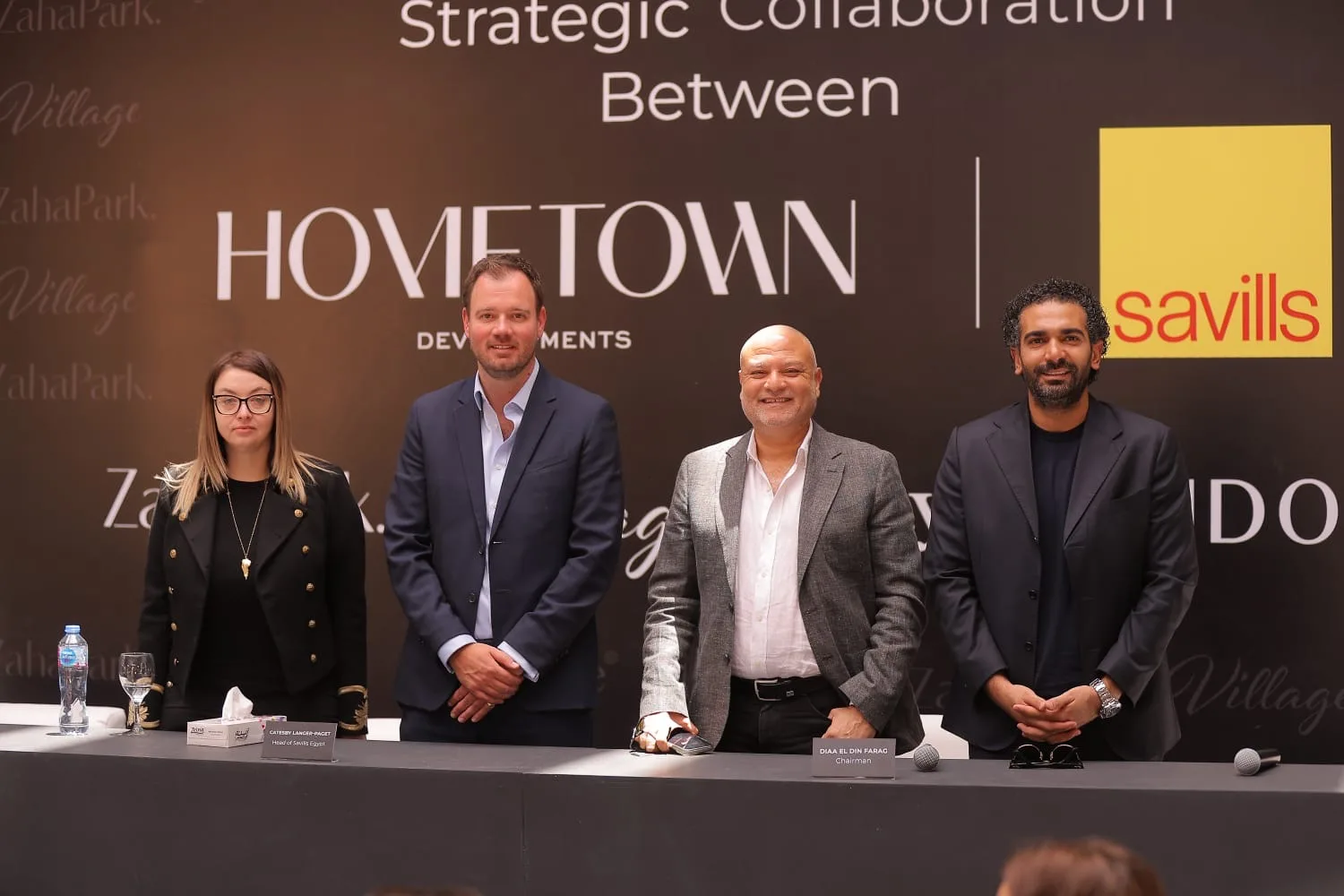«هوم تاون للتطوير» تُبرم اتفاقية شراكة مع «سفلزمصر» لتقديم استشارات إدارية وتشغيل 4 مشاريع في العاصمة الإدارية. «هوم تاون للتطوير» تُبرم اتفاقية شراكة مع «سفلزمصر» لتقديم استشارات إدارية وتشغيل 4 مشاريع في العاصمة الإدارية.