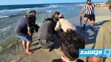 وحدة الإنقاذ البحري تشدد على «مخاطر السباحة» في طلميثة في هذا الوقت.